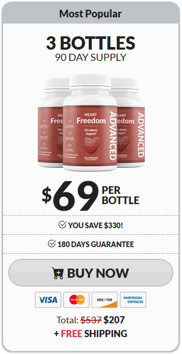 Buy Heart Freedom 3 Bottle